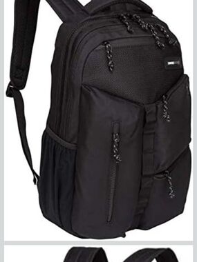SwissTech Appenzell Backpack with Laptop and Tablet Sleeve School Backpack, Blac